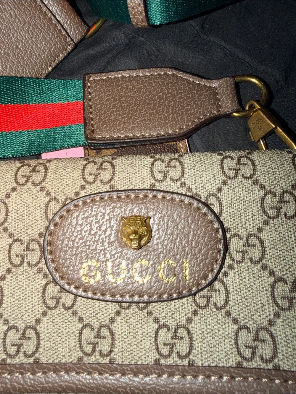 Gucci GG Supreme Neo Vintage brown and beige monogram bag